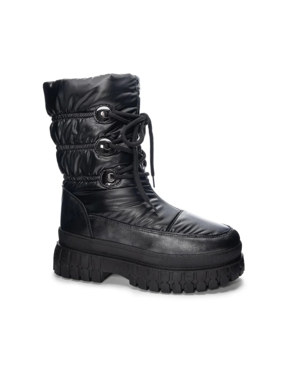 Dirty Laundry pull on platform boots winter size 8